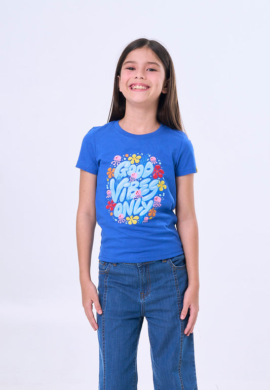 Mossimo Kids Spongebob Dazz Blue Basic Tshirt
