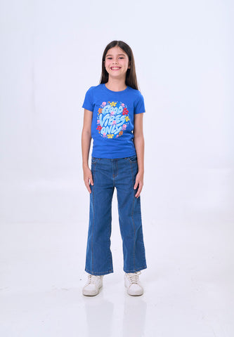Mossimo Kids Spongebob Dazz Blue Basic Tshirt