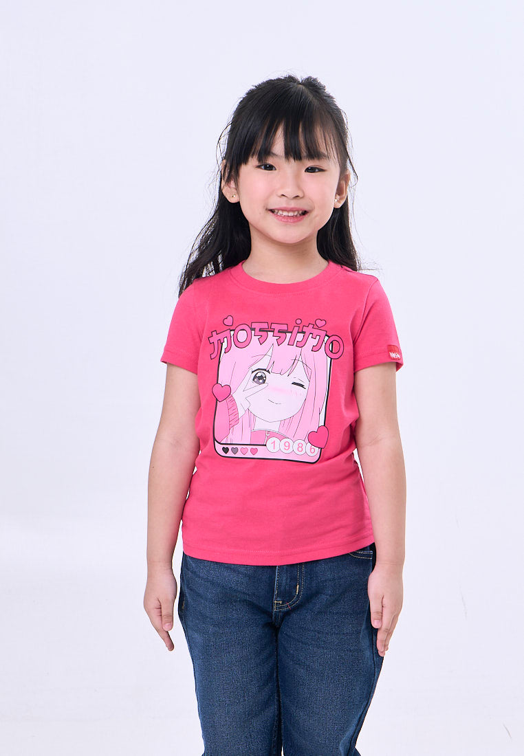 Mossimo Kids Caroline Raspberry Basic Graphic Tshirt