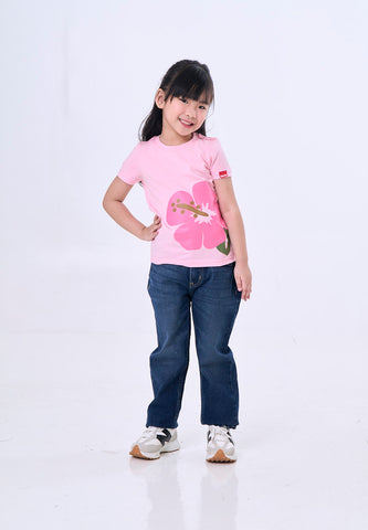 Mossimo Kids Pinkmist Regular Graphic Tshirt For Girls