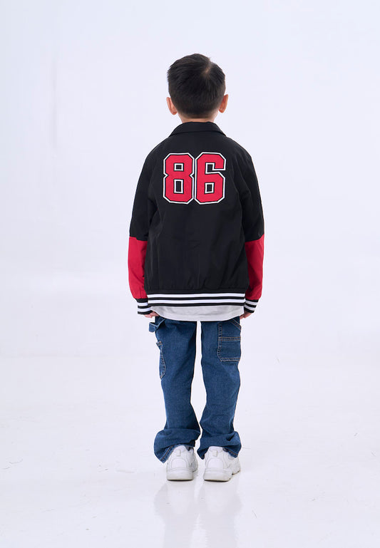 Mossimo Kids Black Red Bomber Jacket For Boy