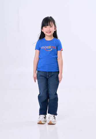 Mossimo Kids Zyxen Dazz Blue Basic Graphic Tshirt