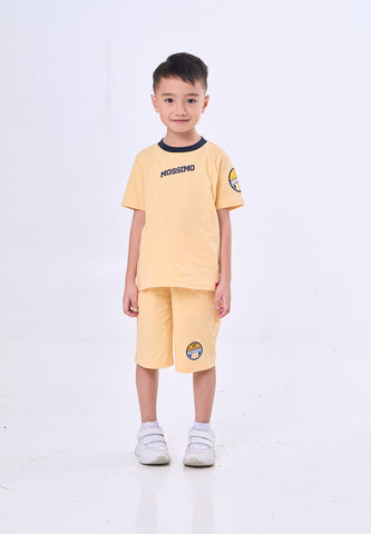 Mossimo Kids Drex Yellow Basic Tshirt w/ Short Set