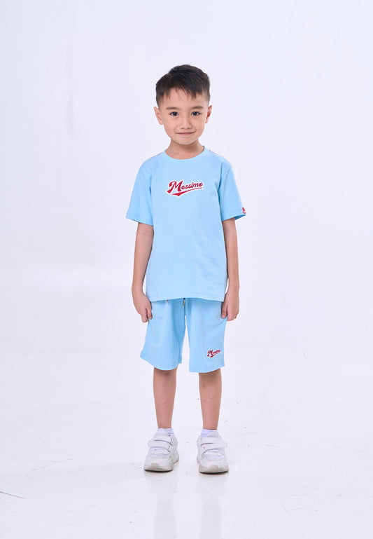 Mossimo Kids Caius Sky Blue Basic Tshirt w/ Short Set