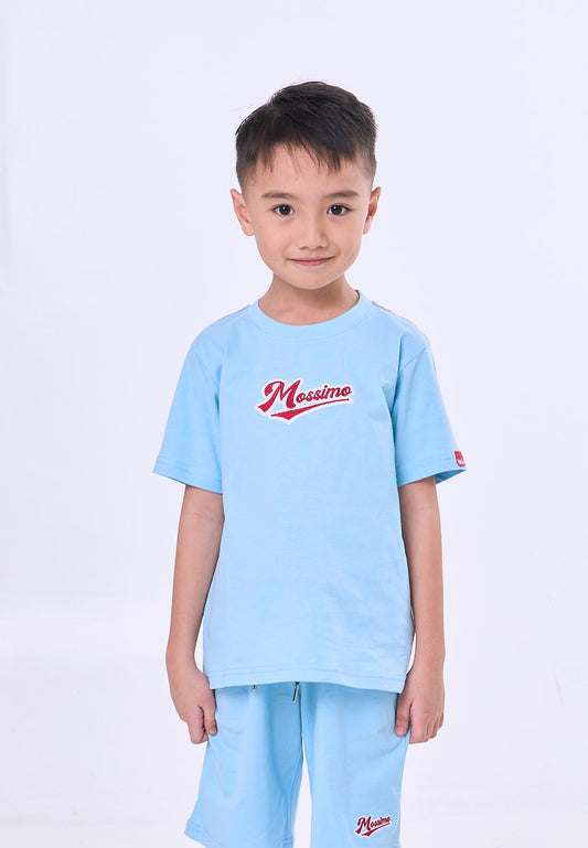 Mossimo Kids Caius Sky Blue Basic Tshirt w/ Short Set