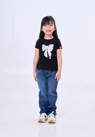 Mossimo Kids Hallow Black Basic Graphic Tshirt