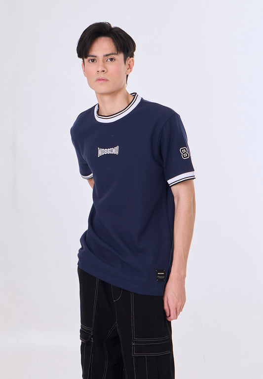 Mossimo Fennel Navy Blue Classic Fit Tee