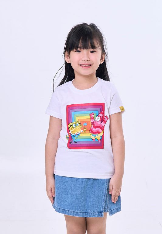 Mossimo Kids Spongebob & Patrick White Regular Tshirt