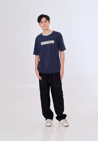 Mossimo Islet Navy Blue Modern Fit Tee