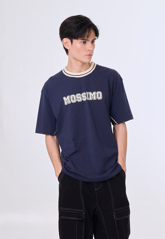 Mossimo Islet Navy Blue Modern Fit Tee