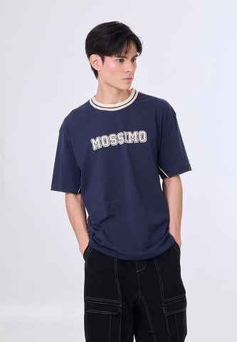 Mossimo Islet Navy Blue Modern Fit Tee