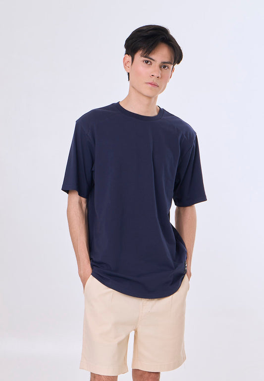 Mossimo Elio Navy Blue Classic Fit Tee