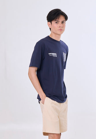 Mossimo Hayes Navy Blue Comfort Fit Tee