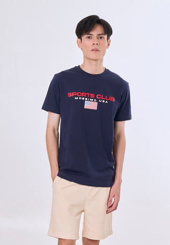 Mossimo Ivor Navy Blue Muscle Fit Tee