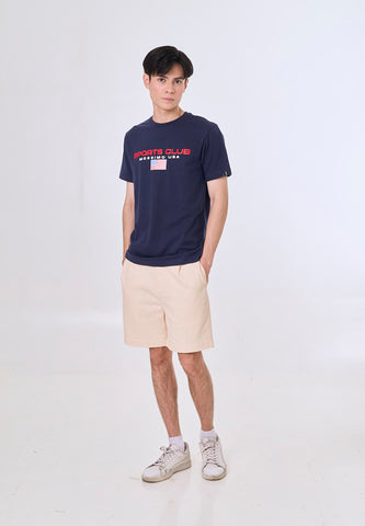 Mossimo Ivor Navy Blue Muscle Fit Tee