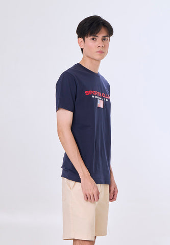 Mossimo Ivor Navy Blue Muscle Fit Tee