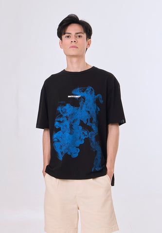 Mossimo Samuel Black Unisex Modern Fit Tee