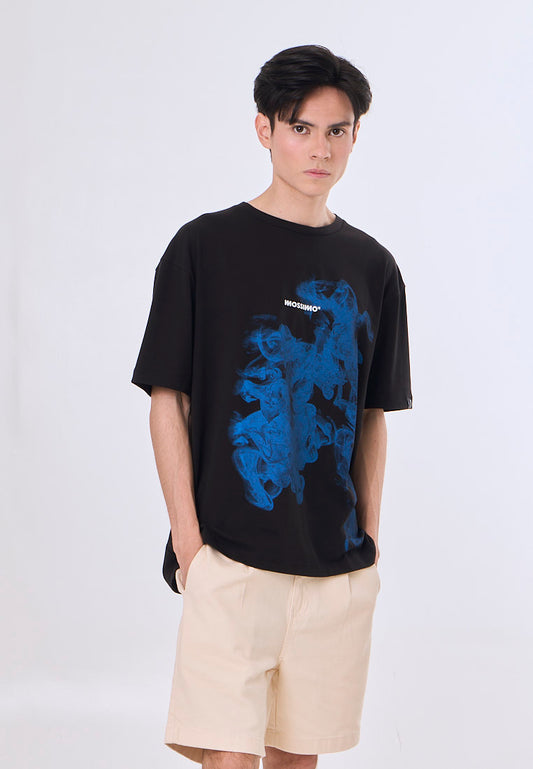 Mossimo Samuel Black Unisex Modern Fit Tee