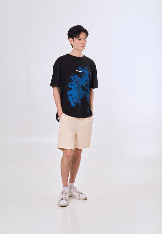 Mossimo Samuel Black Unisex Modern Fit Tee