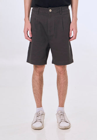 Mossimo Maximo Dark Gray Pleated Shorts For Men