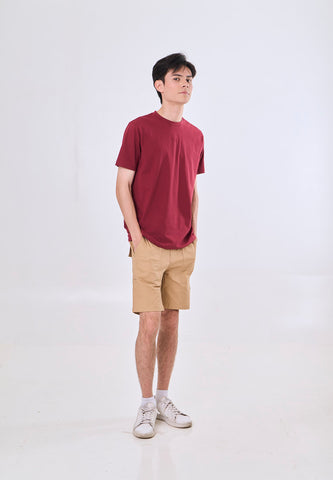 Mossimo Andrew Maroon Classic Fit Tee