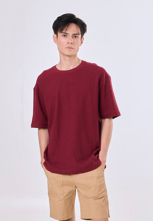Mossimo Julian Maroon Modern Fit Tee