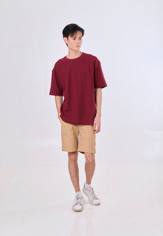 Mossimo Julian Maroon Modern Fit Tee