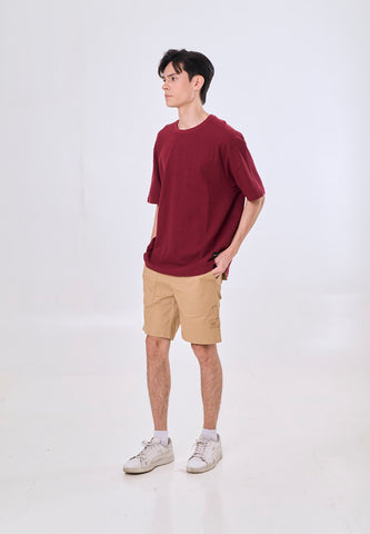 Mossimo Julian Maroon Modern Fit Tee