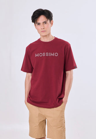 Mossimo Denver Maroon Comfort Fit Tee