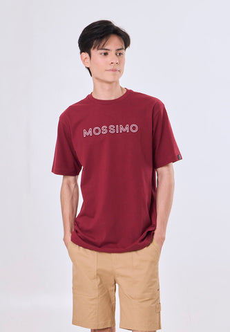 Mossimo Denver Maroon Comfort Fit Tee