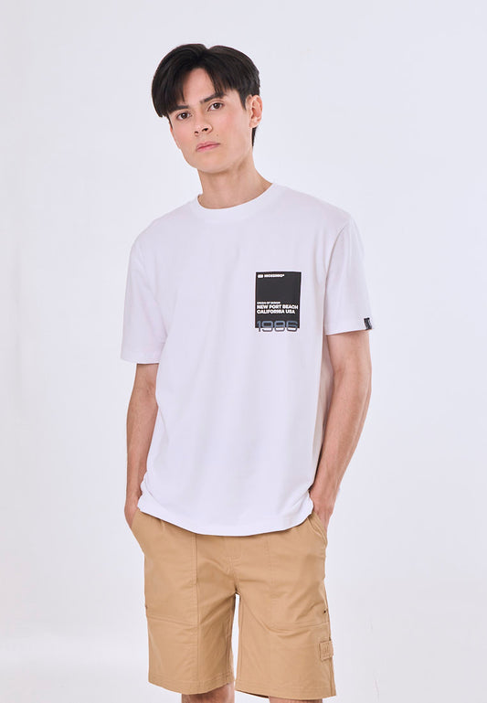 Mossimo Farnell White Unisex Tee