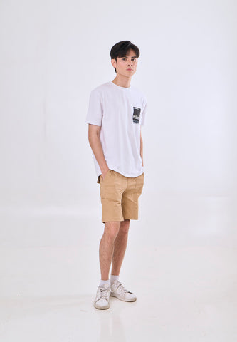 Mossimo Farnell White Unisex Tee