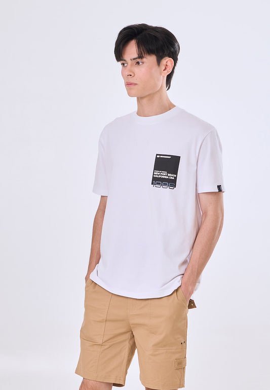 Mossimo Farnell White Unisex Tee
