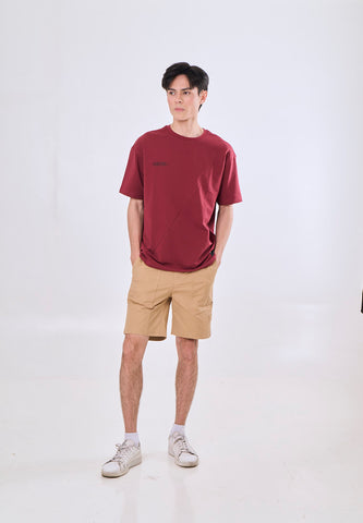 Mossimo Colin Maroon Urban Fit Tee