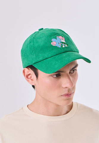 Mossimo Schnozy Jelly Bean Corduroy Cap with Embroidery Unisex