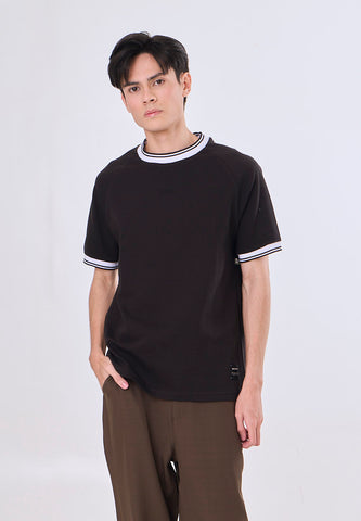 Mossimo Dion Black Raglan Classic Fit Tee