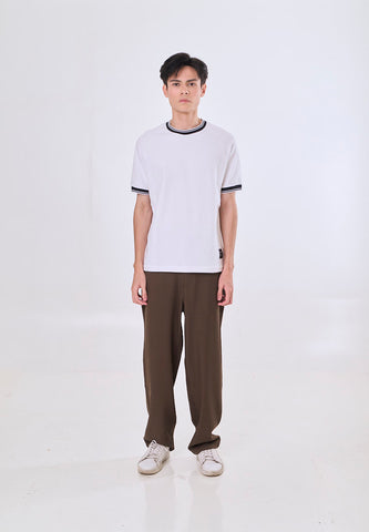 Mossimo Dion White Raglan Classic Fit Tee