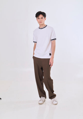 Mossimo Dion White Raglan Classic Fit Tee