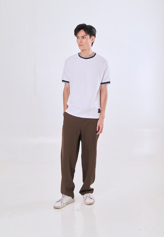 Mossimo Dion White Raglan Classic Fit Tee