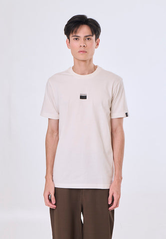 Mossimo Harlan Cream Muscle Fit Tee