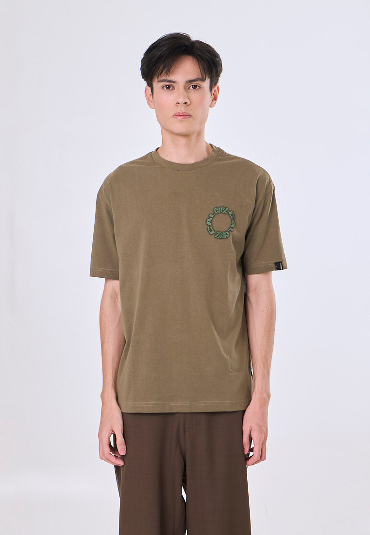 Mossimo Demetri Olive Green Comfort Fit Tee