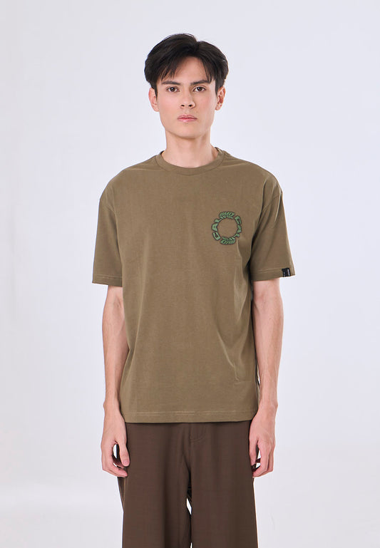 Mossimo Demetri Olive Green Comfort Fit Tee