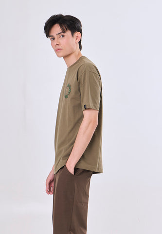 Mossimo Demetri Olive Green Comfort Fit Tee