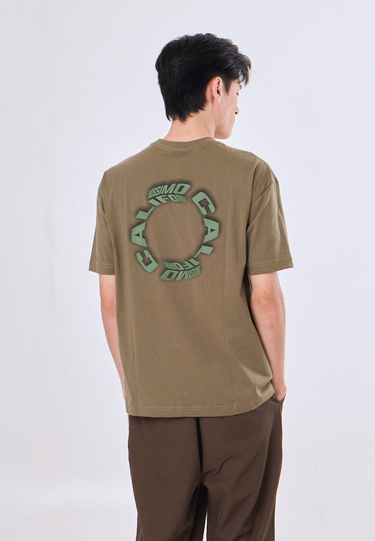 Mossimo Demetri Olive Green Comfort Fit Tee