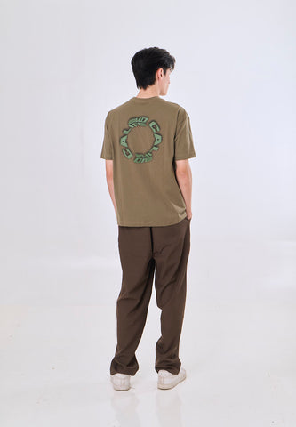 Mossimo Demetri Olive Green Comfort Fit Tee