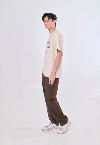 Mossimo Jace Cream Comfort Fit Tee
