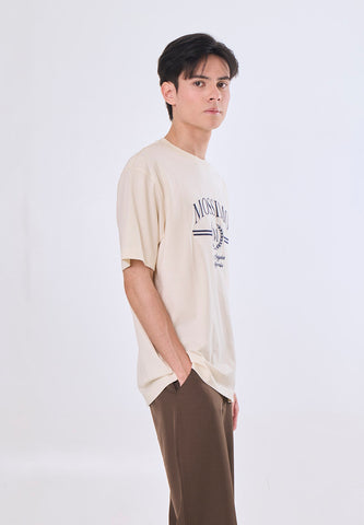 Mossimo Jace Cream Comfort Fit Tee