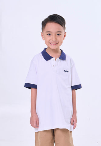 Mossimo Kids Raphael White Collar Polo Shirt
