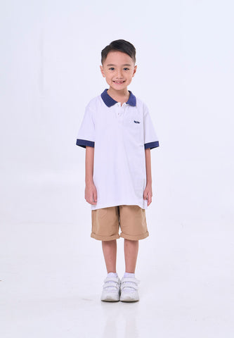 Mossimo Kids Raphael White Collar Polo Shirt
