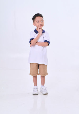 Mossimo Kids Oliver Khaki Stretch Twill 4 Pockets Shorts For Boys